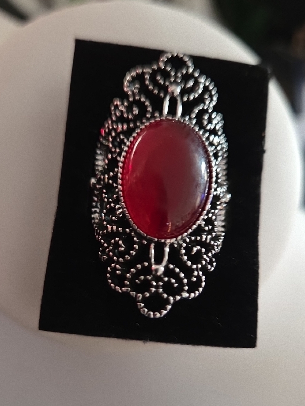 Paparazzi Red Moonstone Ring NWT